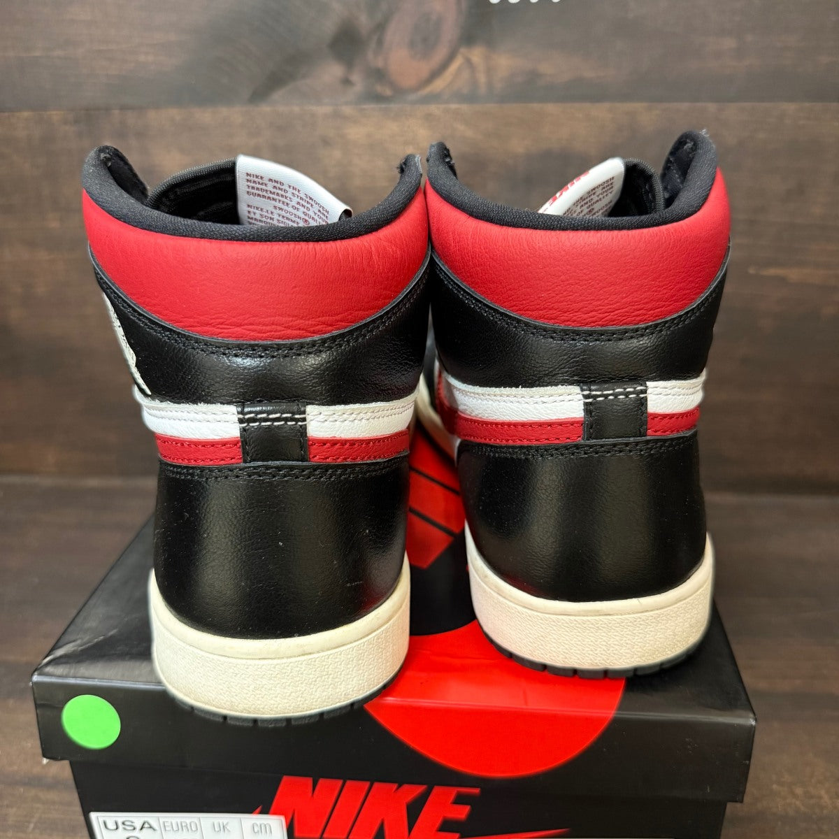 Jordan 1 Retro High Black Gym Red - Image 3