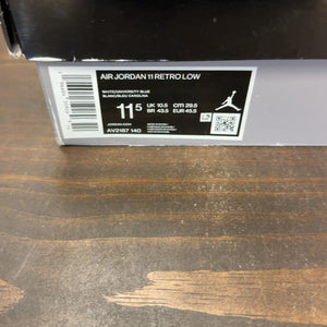 Jordan 11 Retro Low Cement Grey Size 11.5 (Pre-Owned) - aux