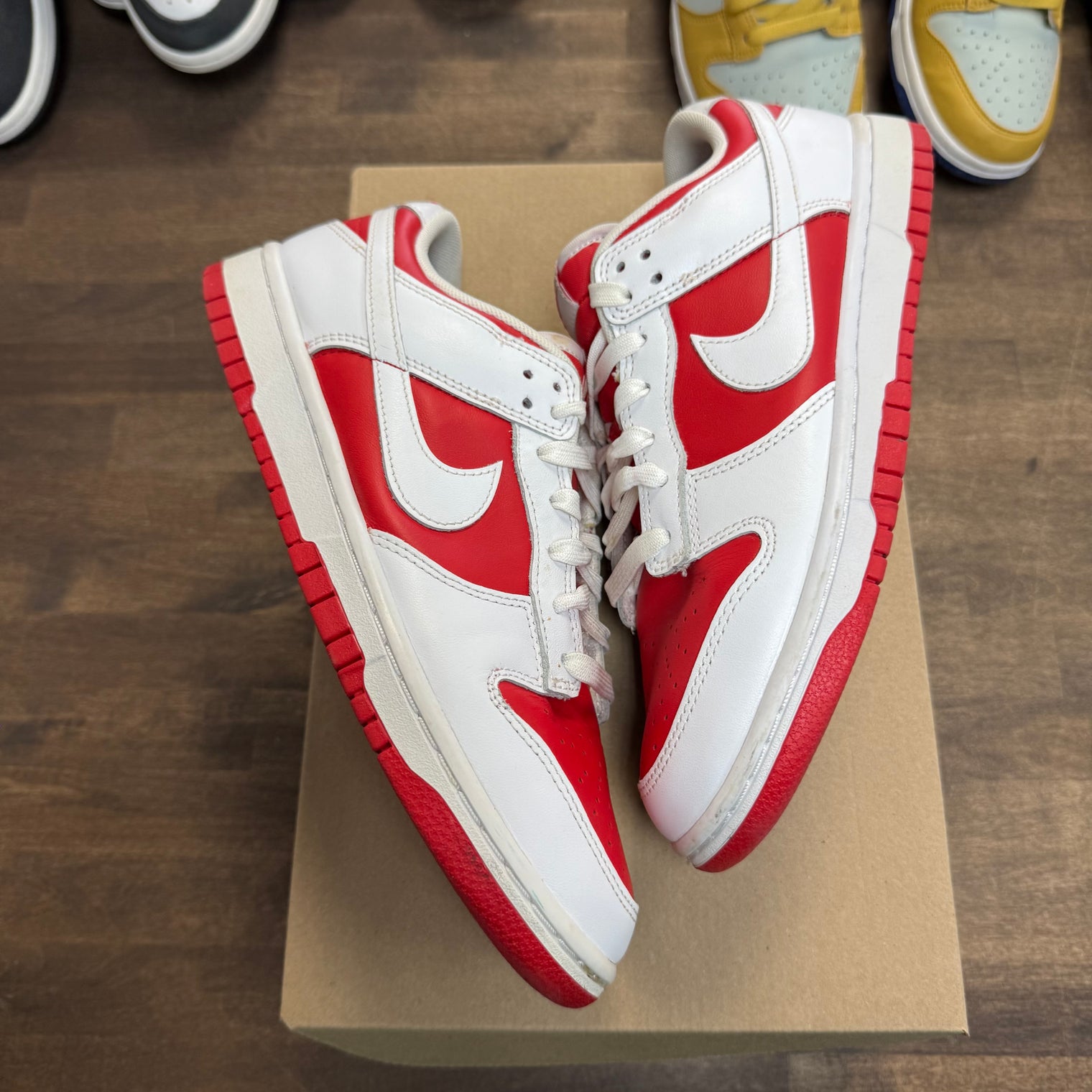 Championship Red Dunk Low (USED, No Box)