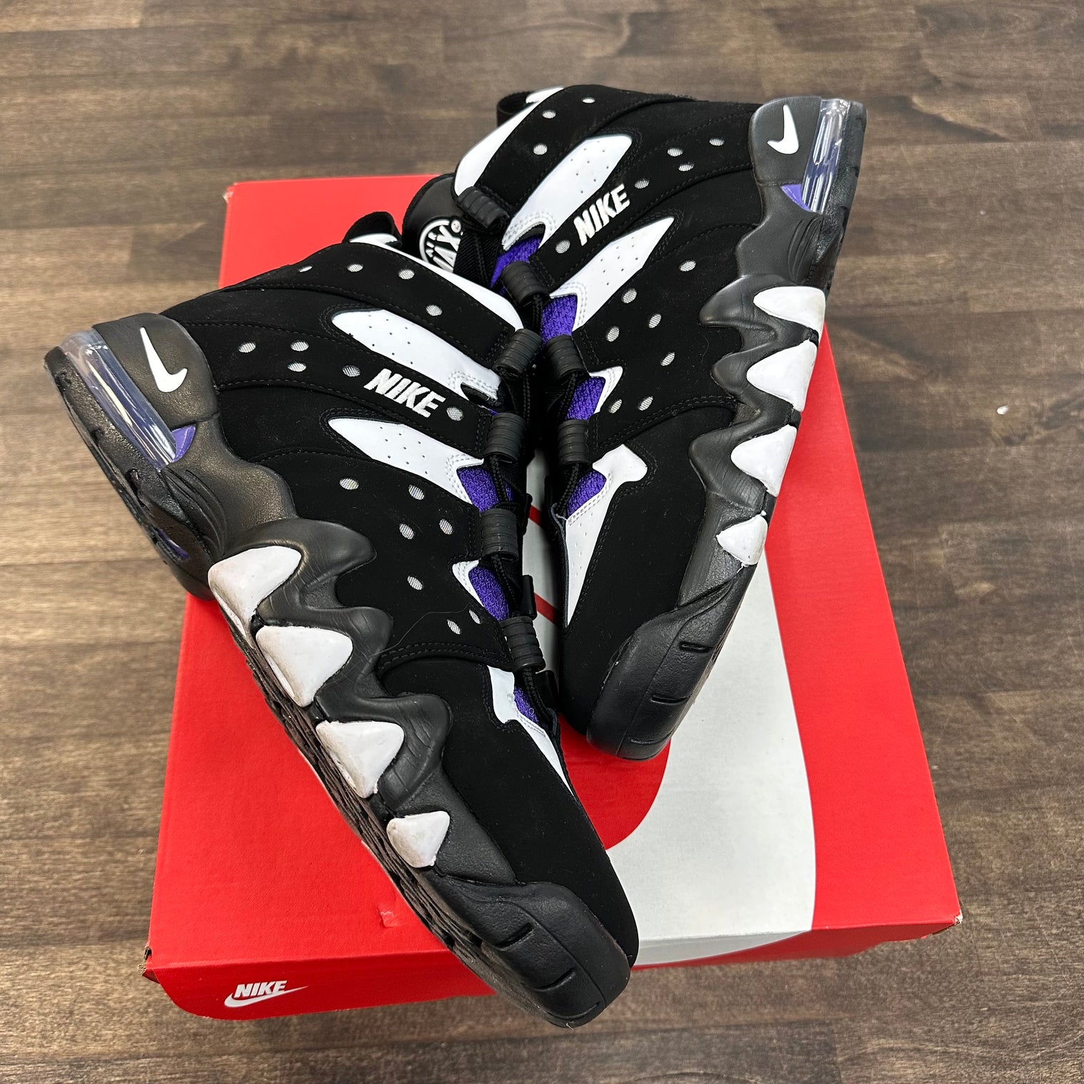 Black White Purple Air Max 2 BC 94 (USED)
