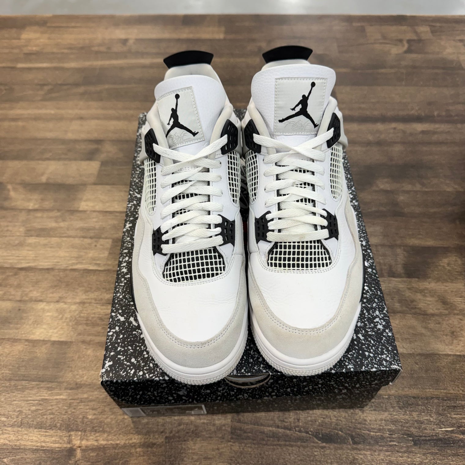 Military Black Jordan 4 Retro (USED)