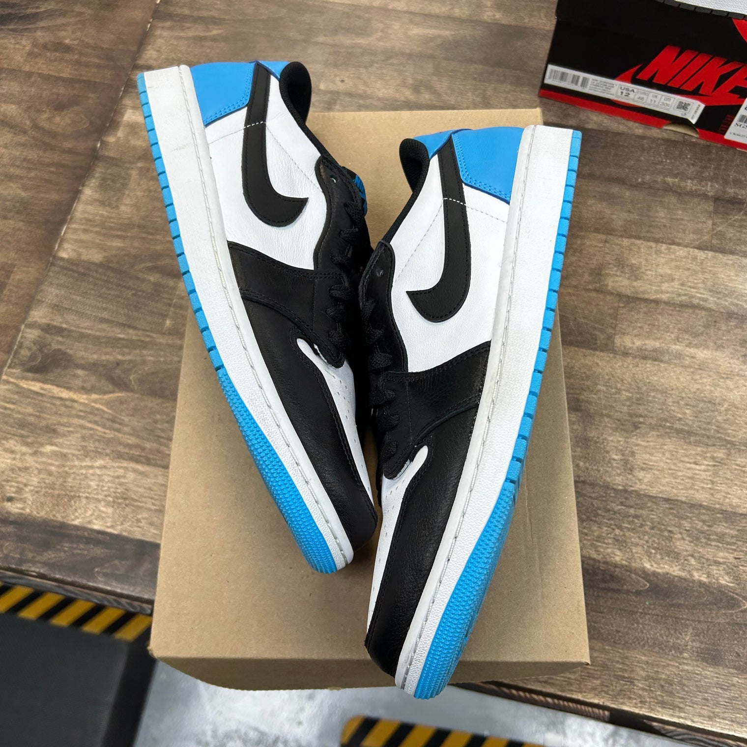 UNC Powder Blue Jordan 1 Low OG (USED, No Box)
