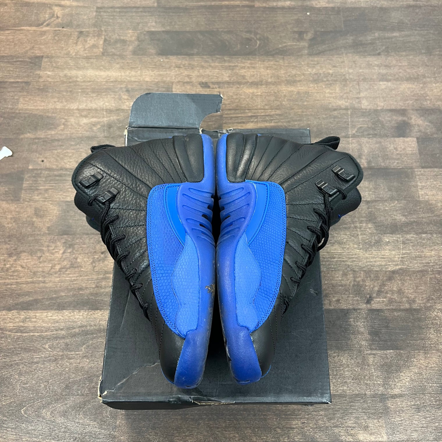 (GS) Black Game Royal Jordan 12 (USED)