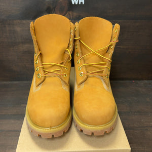 Timberland 6" Premium Waterproof Boots Wheat (Wide) Size 8.5 (Pre-Owned) - Image 3