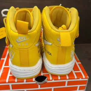 Nike Air Force 1 Mid SP Off-White Varsity Maize Size 8 (Pre-Owned) - aux