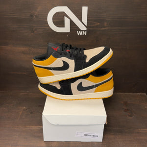 Jordan 1 Low Sail University Gold Black Size 13 (Pre-Owned) - Image 1