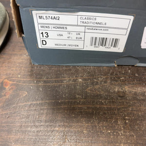 New Balance 574 Alpha Industries Size 13 (Pre-Owned) - aux