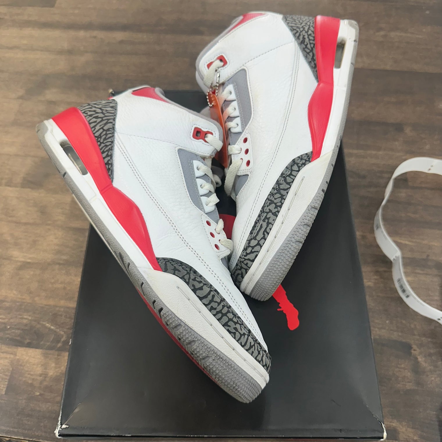 Fire Red Jordan 3 (USED)