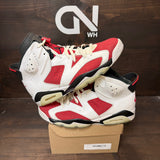 Jordan 6 Retro Carmine (2021) Size 11 (Pre-Owned) - Image 1