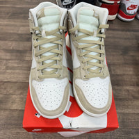 Tan Suede White Nike Dunk High (USED)