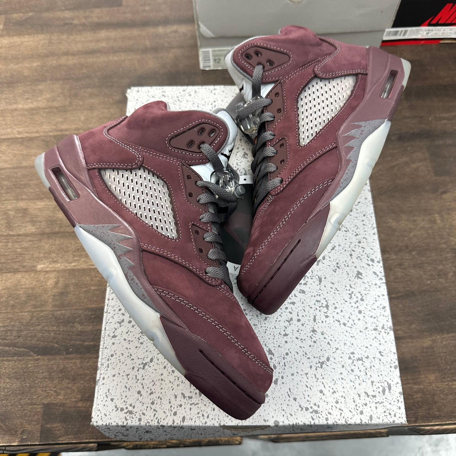 Burgundy Jordan 5 (USED)