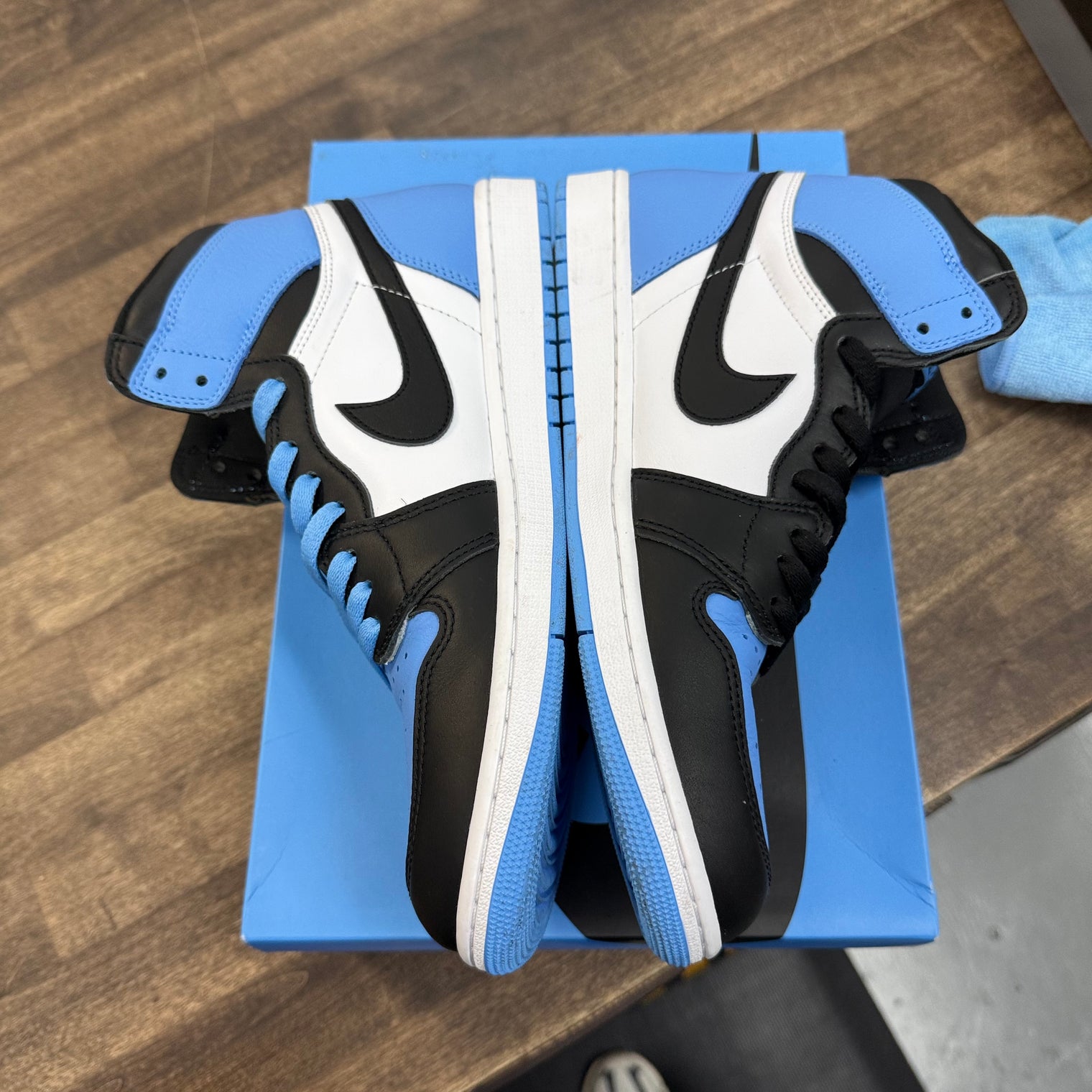UNC Toe Jordan 1 High (USED)