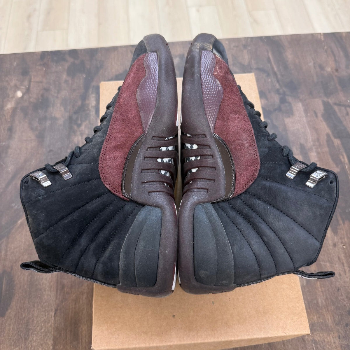 Jordan 12 Retro SP A Ma Maniére Black (Women's) Size 10.5W (Pre-Owned) - Image 2