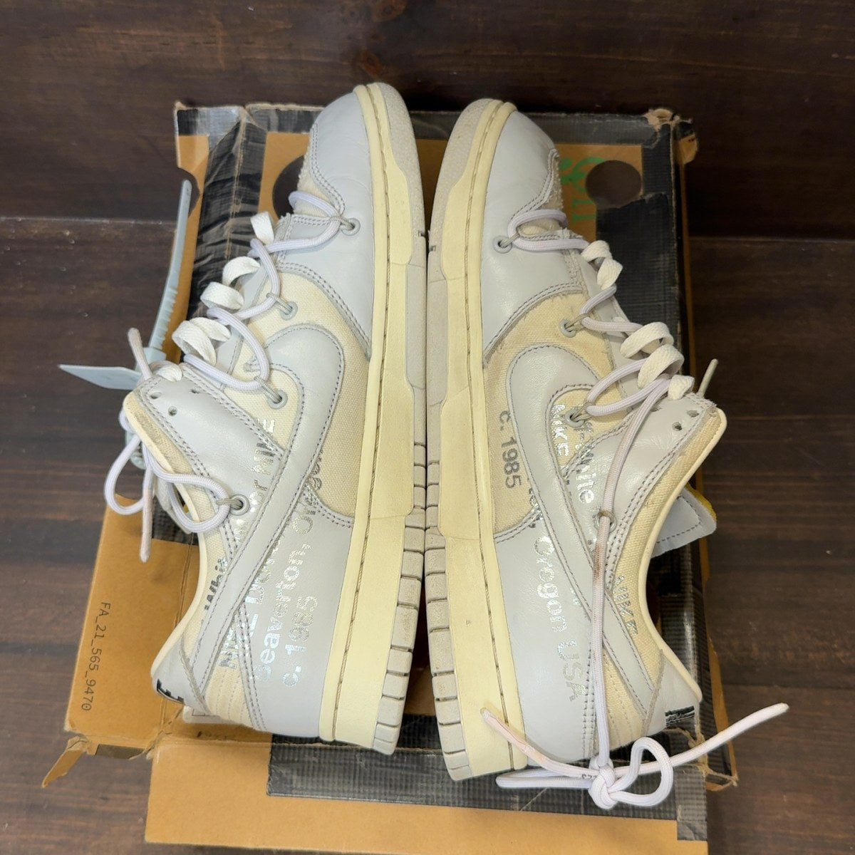 Nike Dunk Low Off-White Lot 49 Size 10 (Pre-Owned) - Image 6