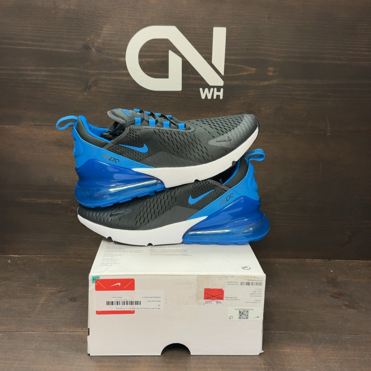 Nike Air Max 270 Anthracite Photo Blue - Image 1