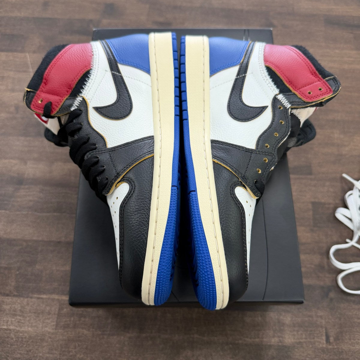 Jordan 1 Retro High OG SP Fragment x Union LA Varsity Red Sport Royal - Image 6