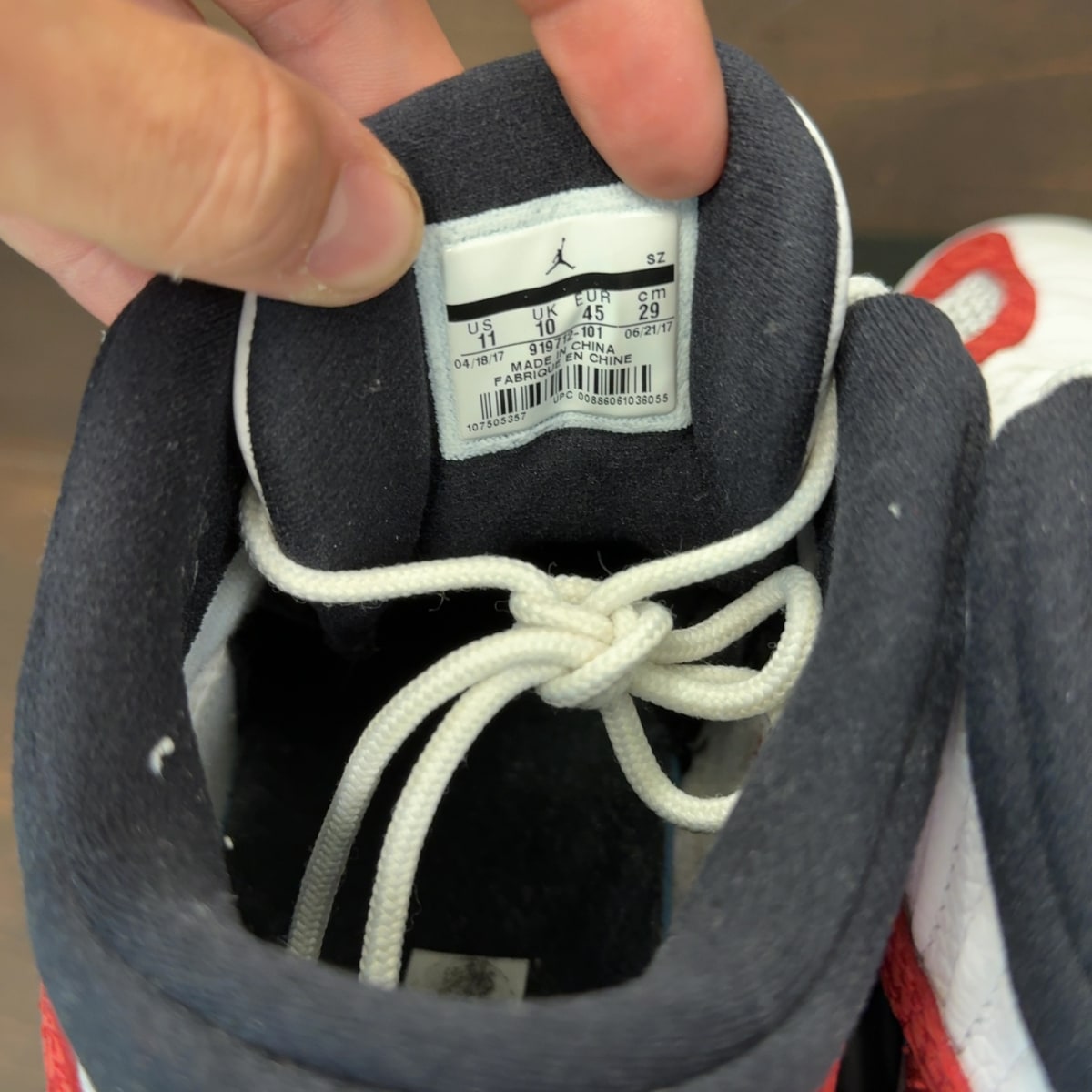 Jordan 11 Retro Low IE White Gym Red - Image 7