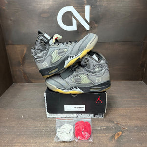 Jordan 5 Retro Off-White Muslin Size 8.5 (Pre-Owned) - front