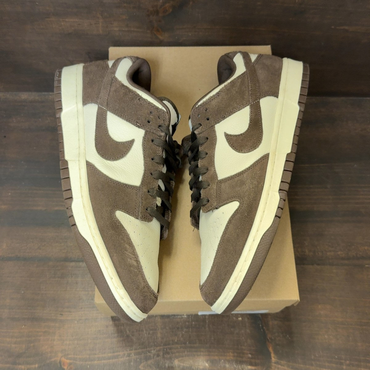 Nike Dunk Low Retro SE Pale Ivory Baroque Brown Size 12.5 (Pre-Owned) - Image 2