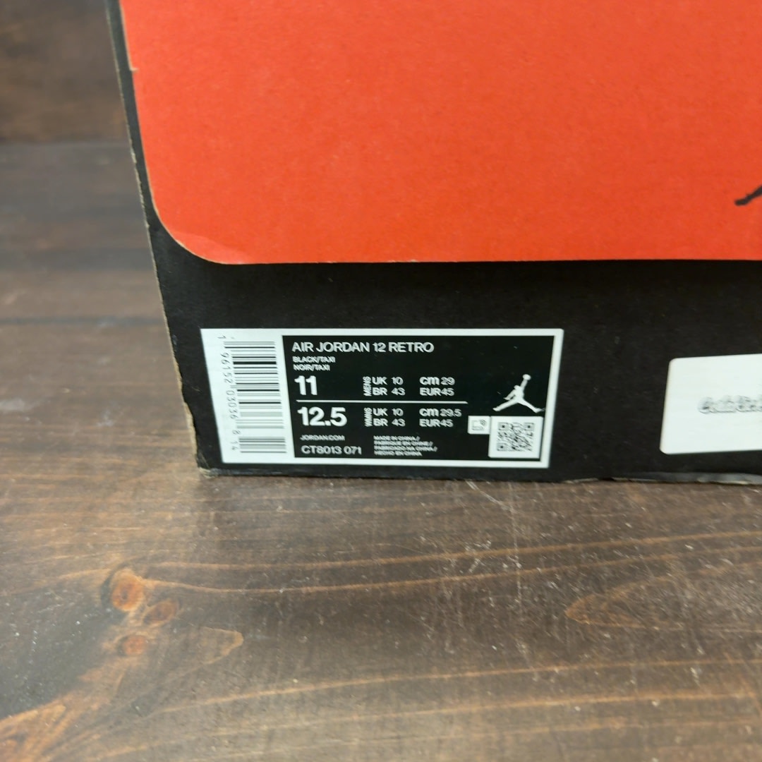 Jordan 12 Retro Black Taxi - Image 7