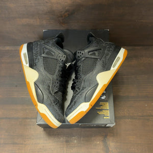 Jordan 4 Retro Laser Black Gum (GS) - Image 2