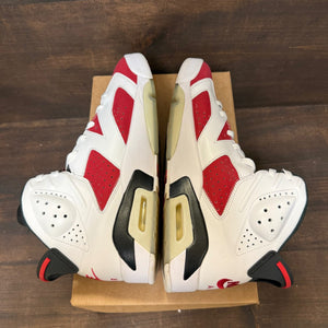 Jordan 6 Retro Carmine (2021) Size 9.5 (Pre-Owned) - Image 5