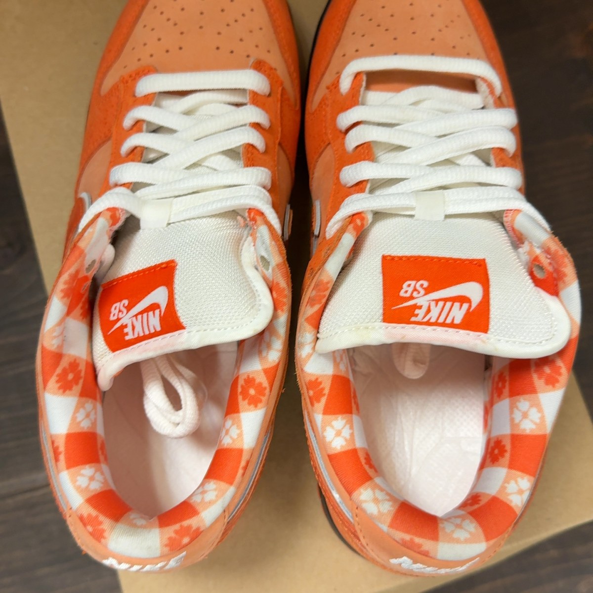 Nike SB Dunk Low Concepts Orange Lobster Size 8 (Pre-Owned) - Image 5