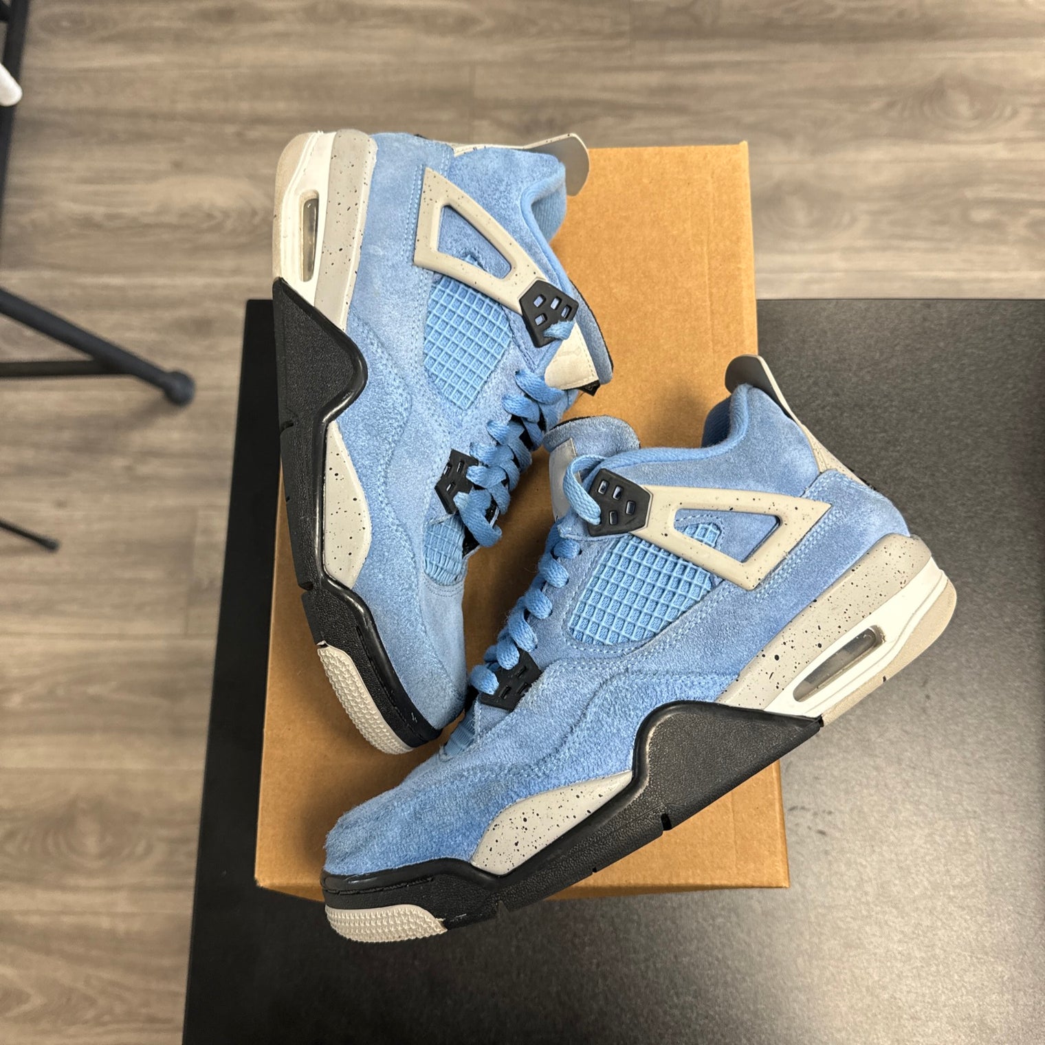 University Blue Jordan 4 (GS) (USED;NO BOX)