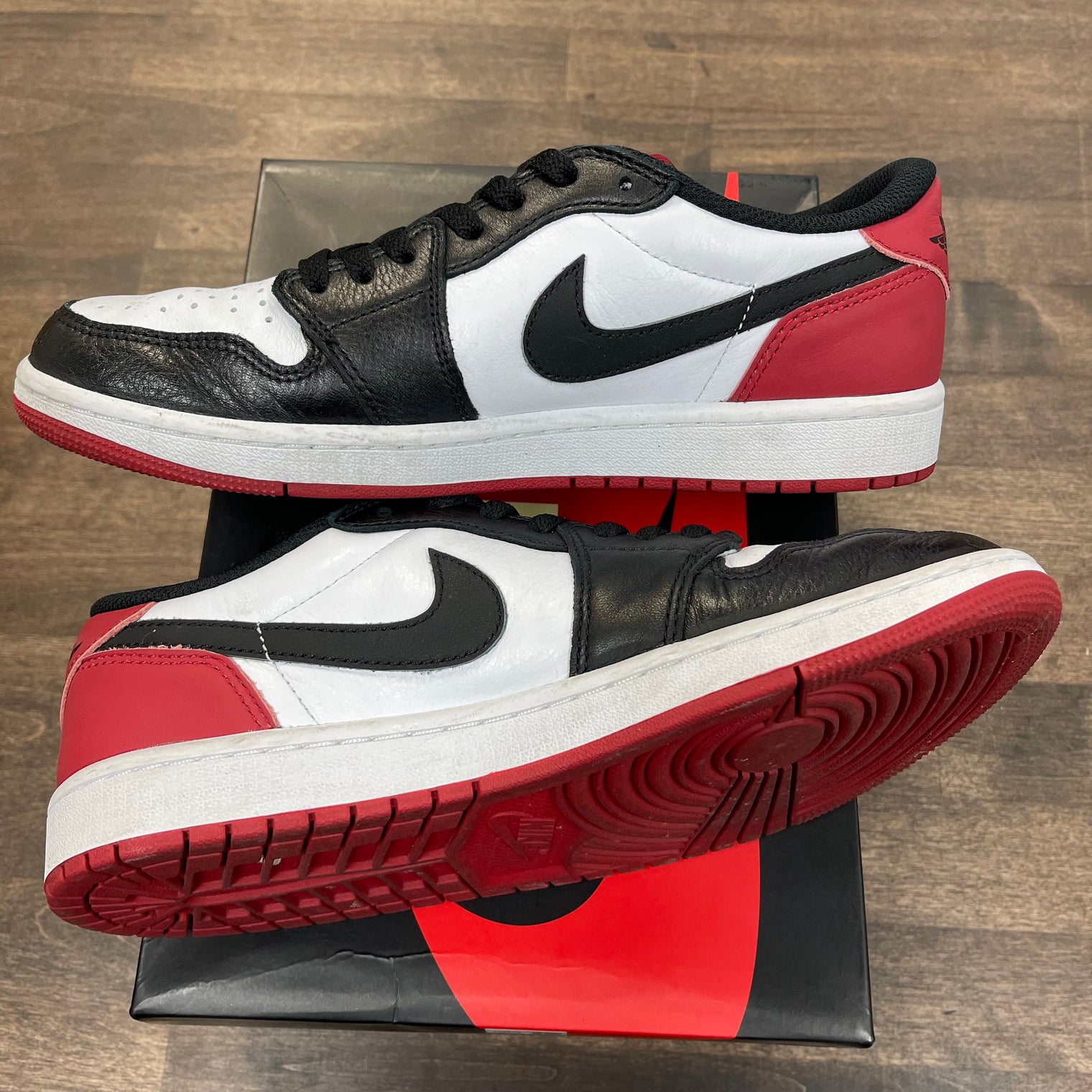 Black Toe Jordan 1 Low OG (USED)