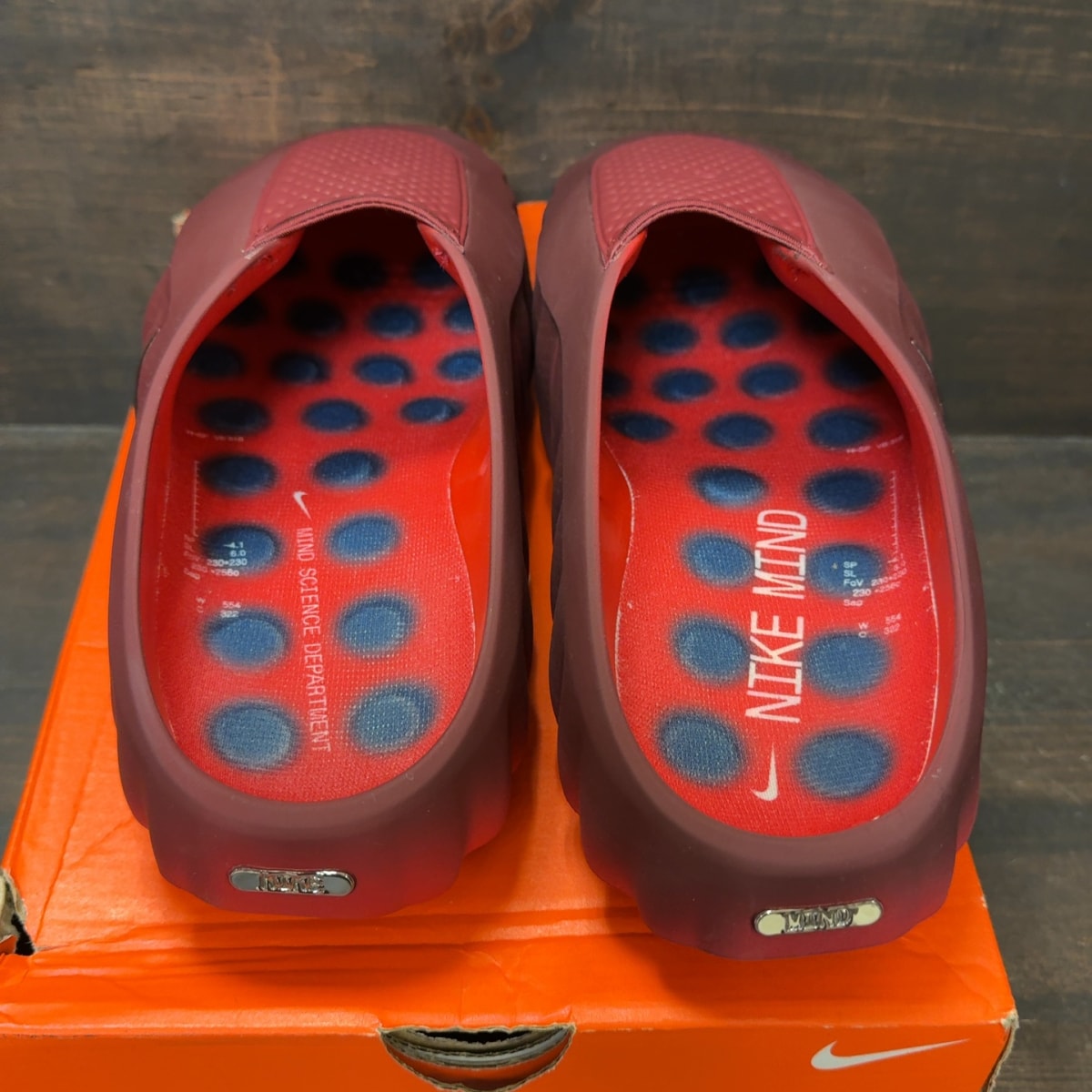 Nike Mind 001 Slide Team Red University Red Size 11 (Pre-Owned) - Image 5