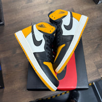 (GS) Taxi Yellow Toe Jordan 1 High (USED)