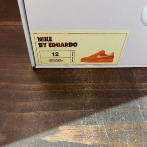 Nike Air Force 1 Low By You 'Canvas, Leather, & Satin Option' Size 12 - aux