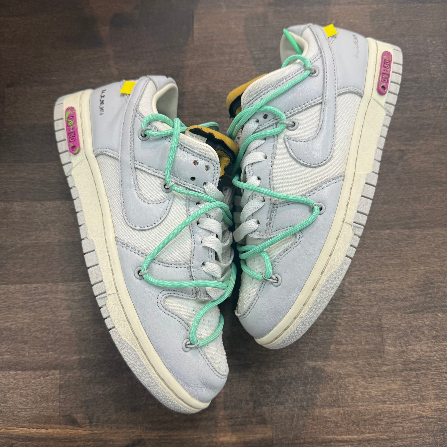 Lot 04 of 50 Off-White Dunk Low (USED,NO BOX)