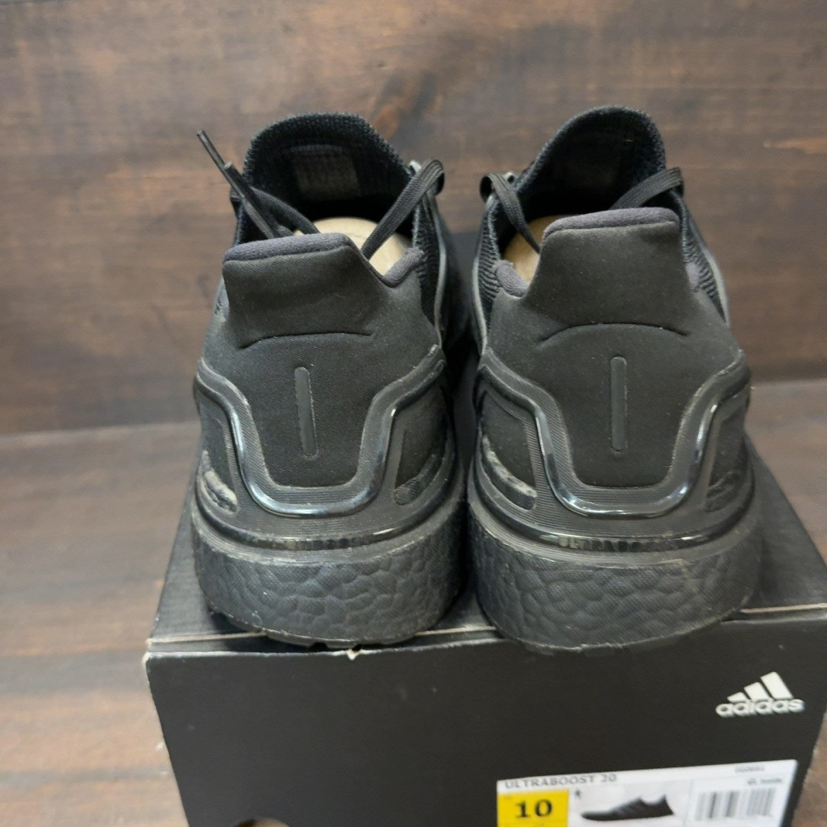 adidas Ultra Boost 20 Triple Black - Image 4