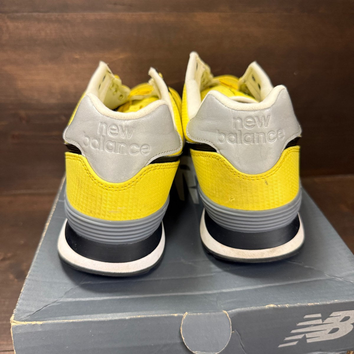 Citra Yellow New Balance 574 Size 10.5 (Pre-Owned) - Image 4