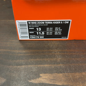Nike Zoom Terra Kiger 5 OFF-WHITE Electric Green (Women's) - Image 8