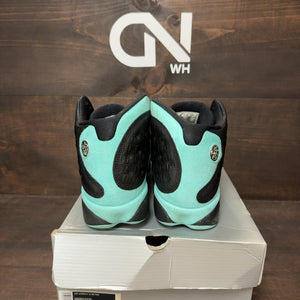 Jordan 13 Retro Black Island Green Size 13 (Pre-Owned)