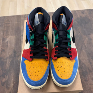Jordan 1 Mid SE Fearless Blue the Great Size 9.5 (Pre-Owned) - Image 2
