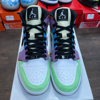 Multi-Color Jordan 1 Mid SE (W) (USED)