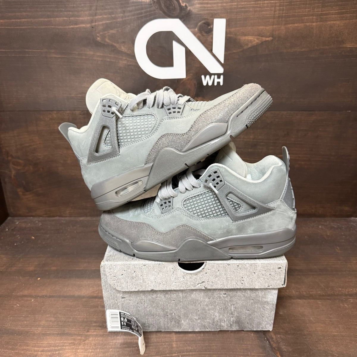 Jordan 4 Retro SE Paris Olympics Wet Cement - Image 1