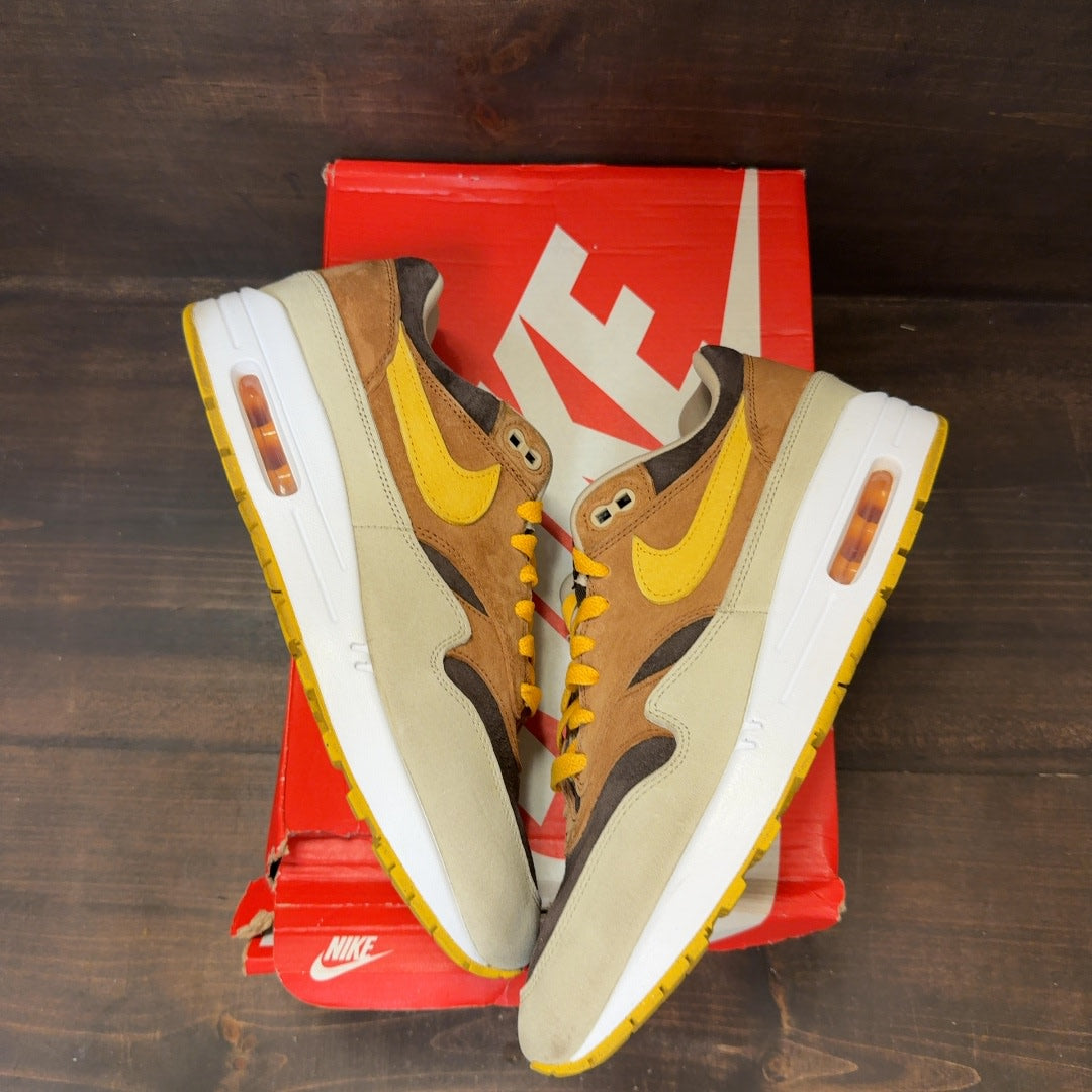 Nike Air Max 1 PRM Duck Pecan Yellow Ochre Size 10 (Pre-Owned) - Image 2