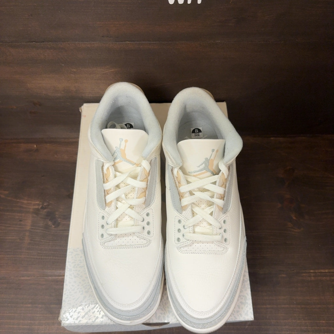 Jordan 3 Retro Craft Ivory Size 12 (Pre-Owned)