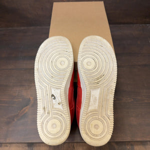 BKLYN BRED Nike Air Force 1 Red NIke ID Size 10.5 (Pre-Owned) - Image 7