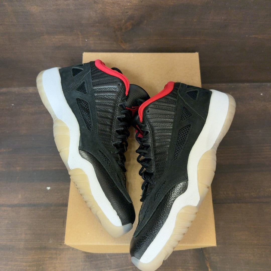 Jordan 11 Retro Low IE Bred (2021) Size 8.5 (Pre-Owned) - Image 2