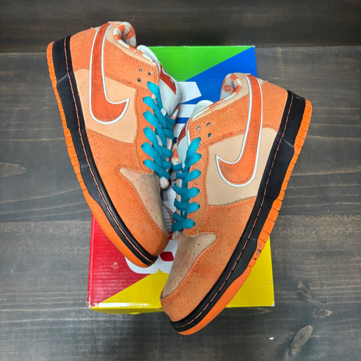 Nike SB Dunk Low Concepts Orange Lobster (Special Box) Size 9 (Pre-Owned)