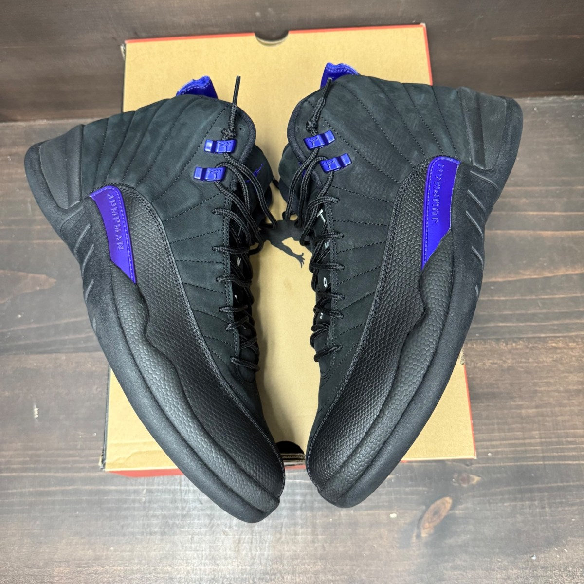 Jordan 12 Retro Black Dark Concord - Image 4