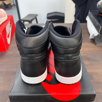 Black Satin Gym Red Jordan 1 High (USED)