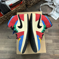 Jordan 1 Mid SE Fearless Blue the Great (US 9.5) (USED, No Box)