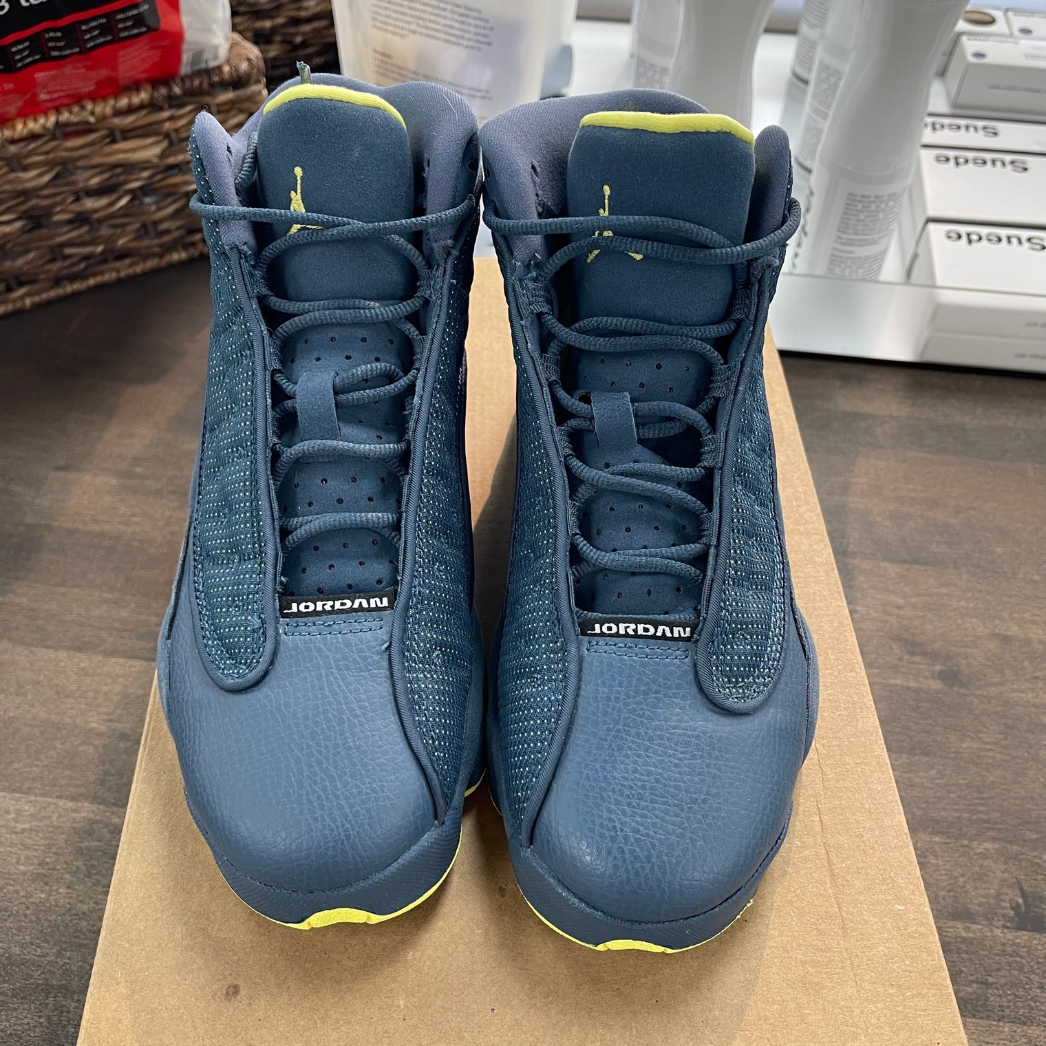 Squadron Blue Jordan 13 (GS) (USED, No Box)
