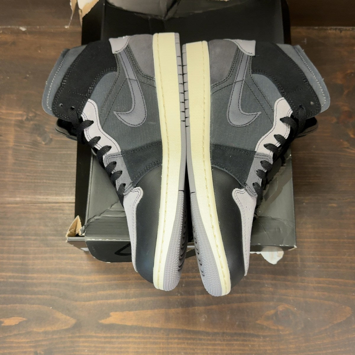 Jordan 1 Mid Craft Inside Out Black - Image 4